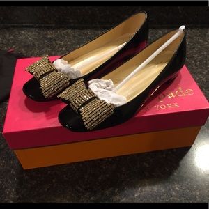 Kate Spade New York noelle diamond flats NWT